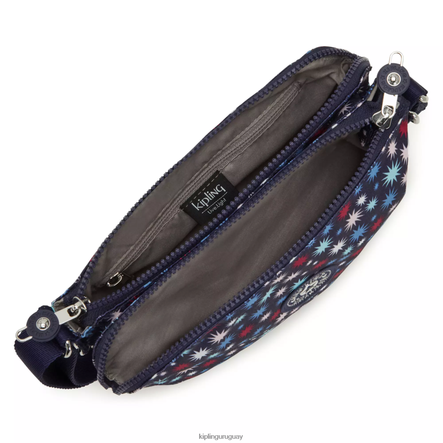 Kipling bandolera boyd estampada H44NB219 estrellas funky mujer bolsos cruzados