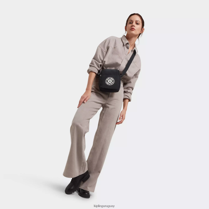Kipling bolsa crossbody chaz H44NB235 luz negra mujer bolsos cruzados