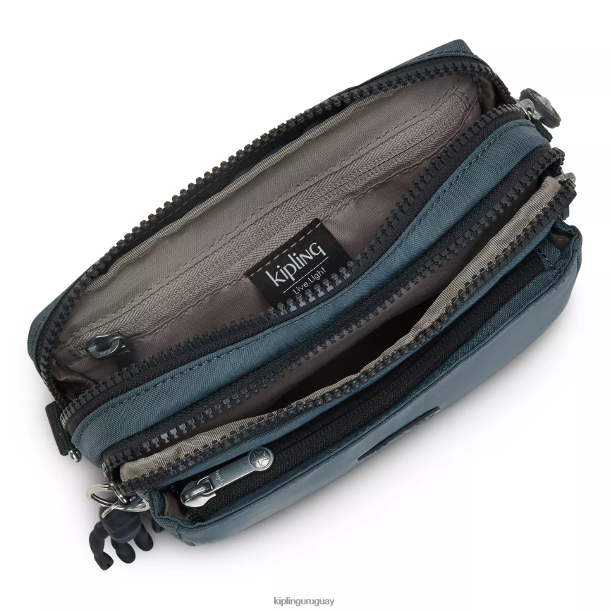 Kipling bolsa crossbody convertible abanu H44NB116 gris nocturno mujer bolsos cruzados