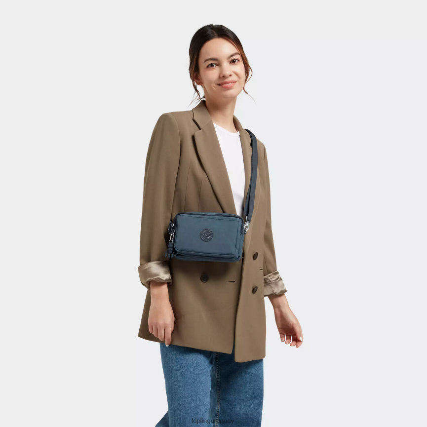 Kipling bolsa crossbody convertible abanu H44NB116 gris nocturno mujer bolsos cruzados