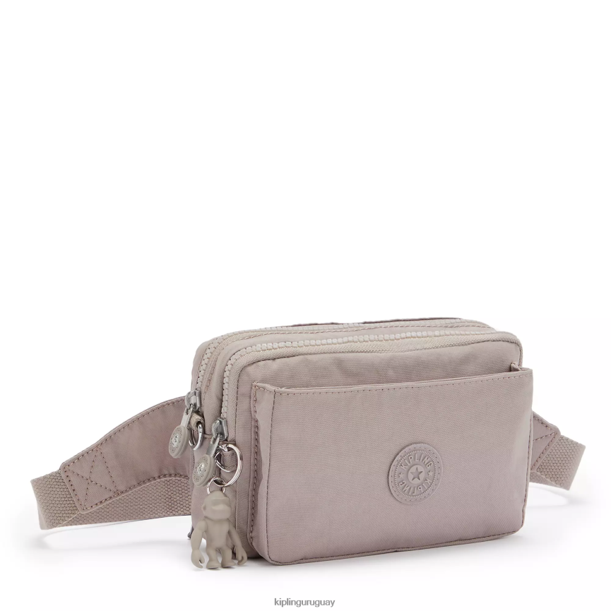 Kipling bolsa crossbody convertible abanu H44NB117 gris gris mujer bolsos cruzados