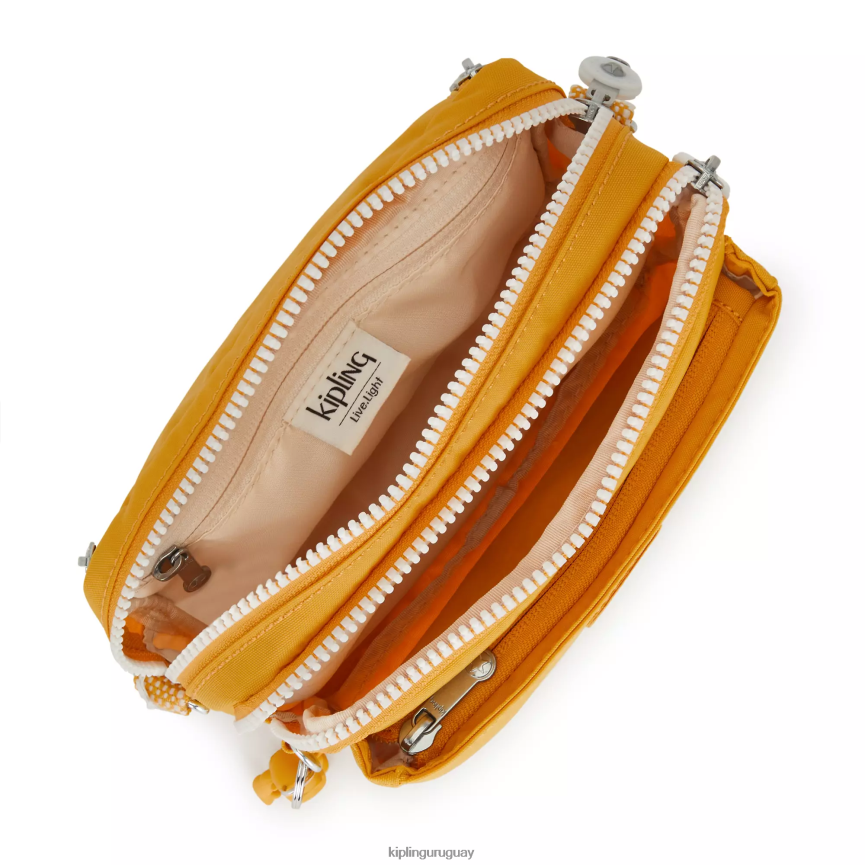 Kipling bolsa crossbody convertible abanu H44NB118 amarillo rapido mujer bolsos cruzados