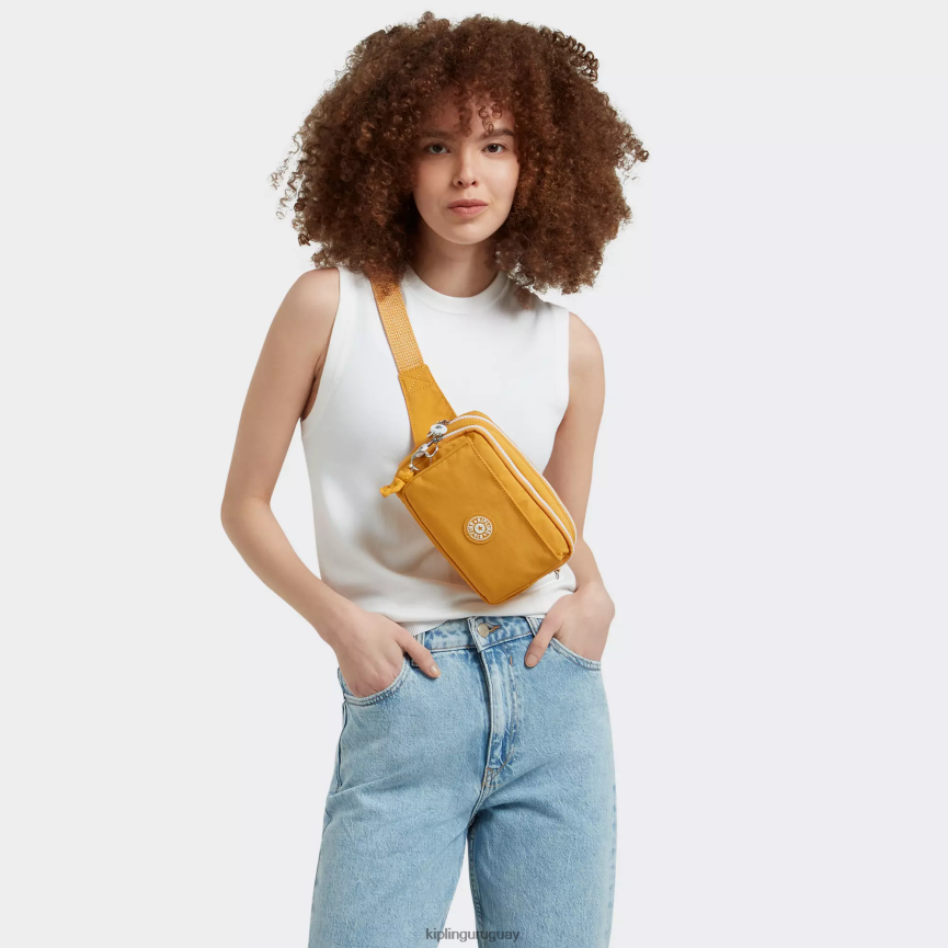Kipling bolsa crossbody convertible abanu H44NB118 amarillo rapido mujer bolsos cruzados