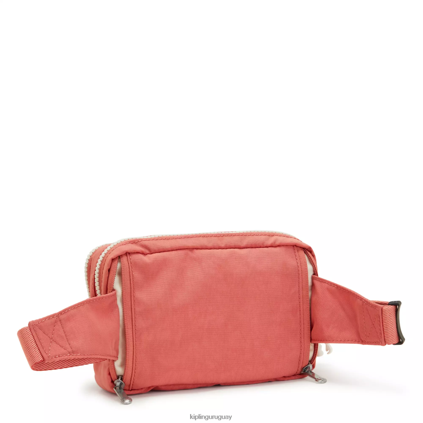 Kipling bolsa crossbody convertible abanu H44NB122 rosa de la vendimia mujer bolsos cruzados