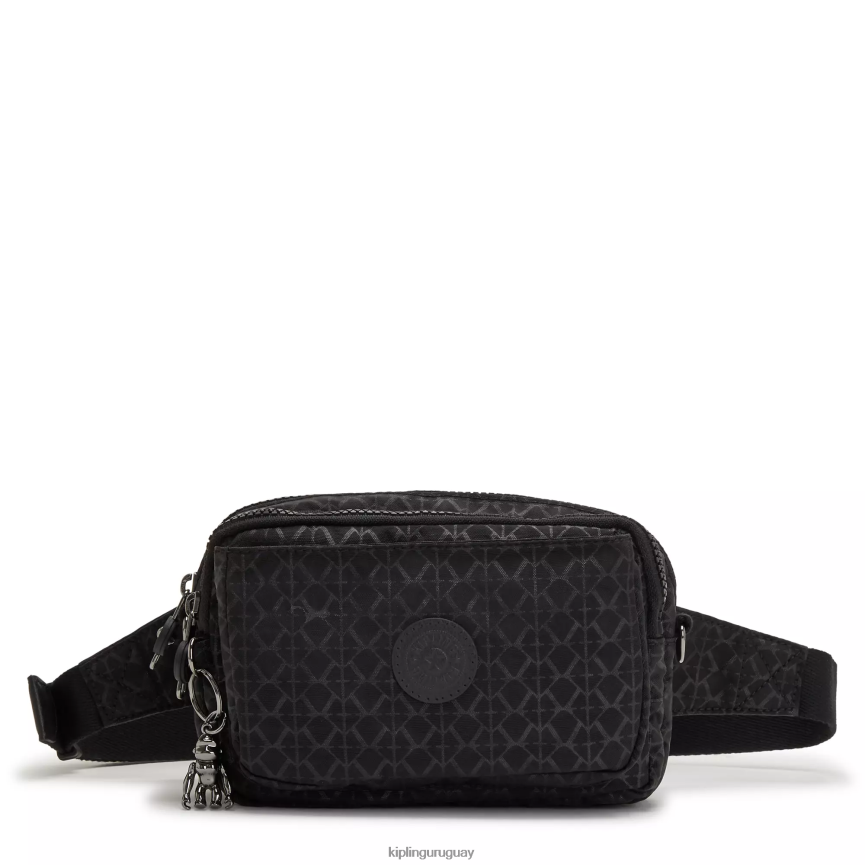 Kipling bolsa crossbody convertible abanu con múltiples estampados H44NB188 firma en relieve mujer bolsos cruzados