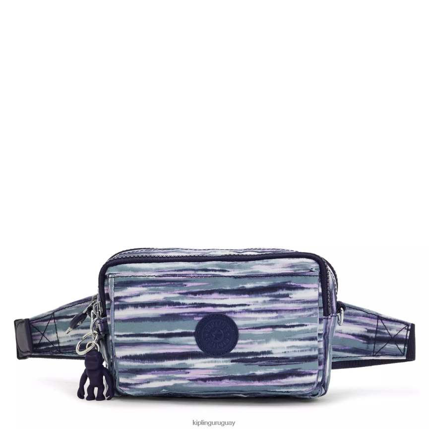 Kipling bolsa crossbody convertible abanu con múltiples estampados H44NB319 rayas de pincel mujer bolsos cruzados