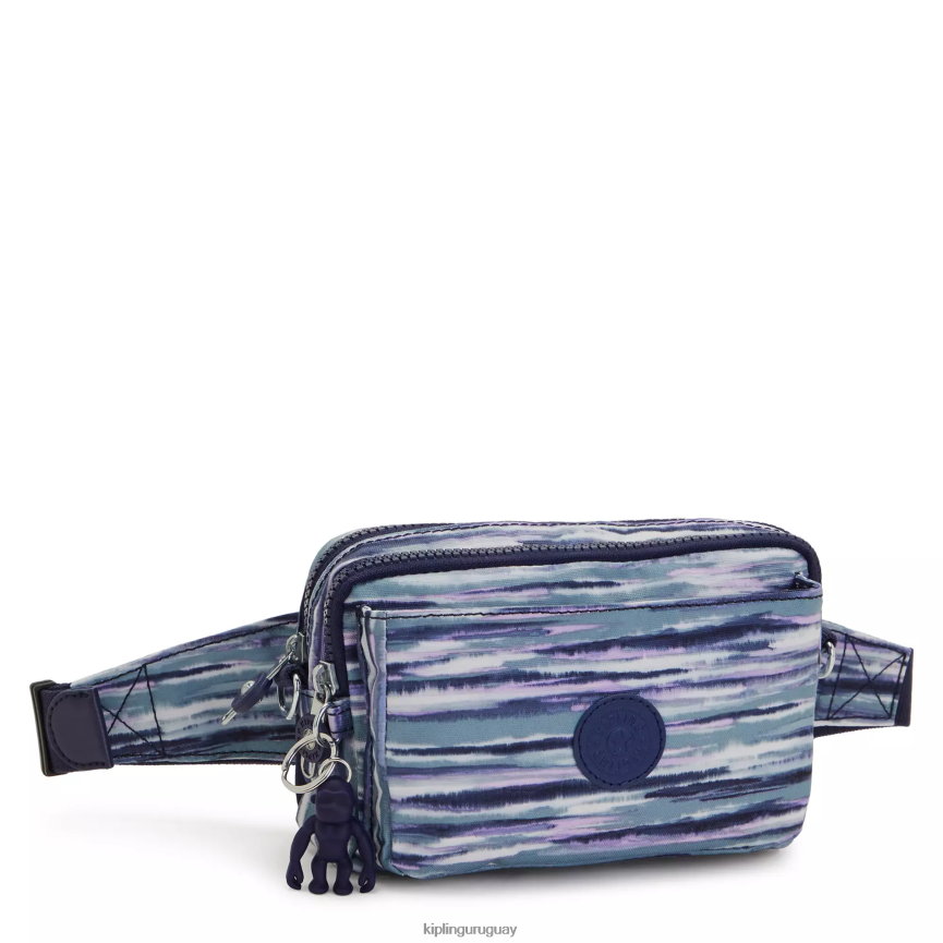 Kipling bolsa crossbody convertible abanu con múltiples estampados H44NB319 rayas de pincel mujer bolsos cruzados