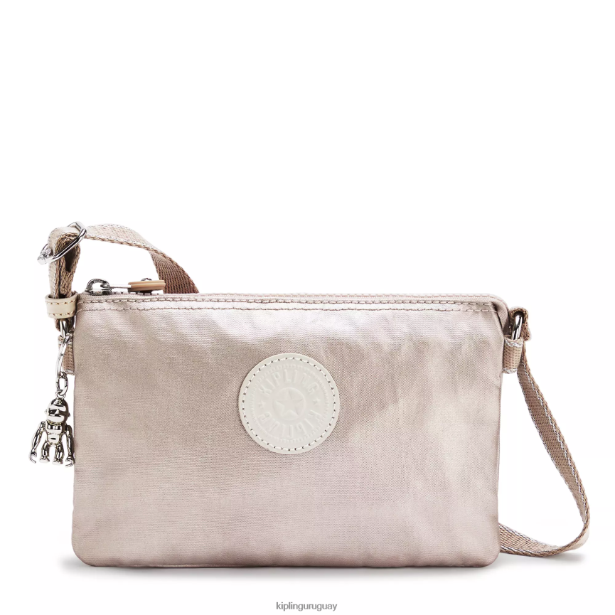 Kipling bolsa crossbody creative xb metalizada H44NB232 resplandor metalico mujer bolsos cruzados