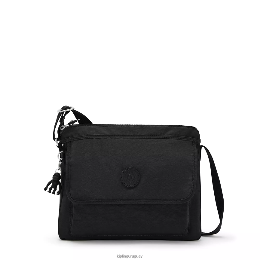 Kipling bolsa crossbody de pasillo H44NB222 negro negro mujer bolsos cruzados