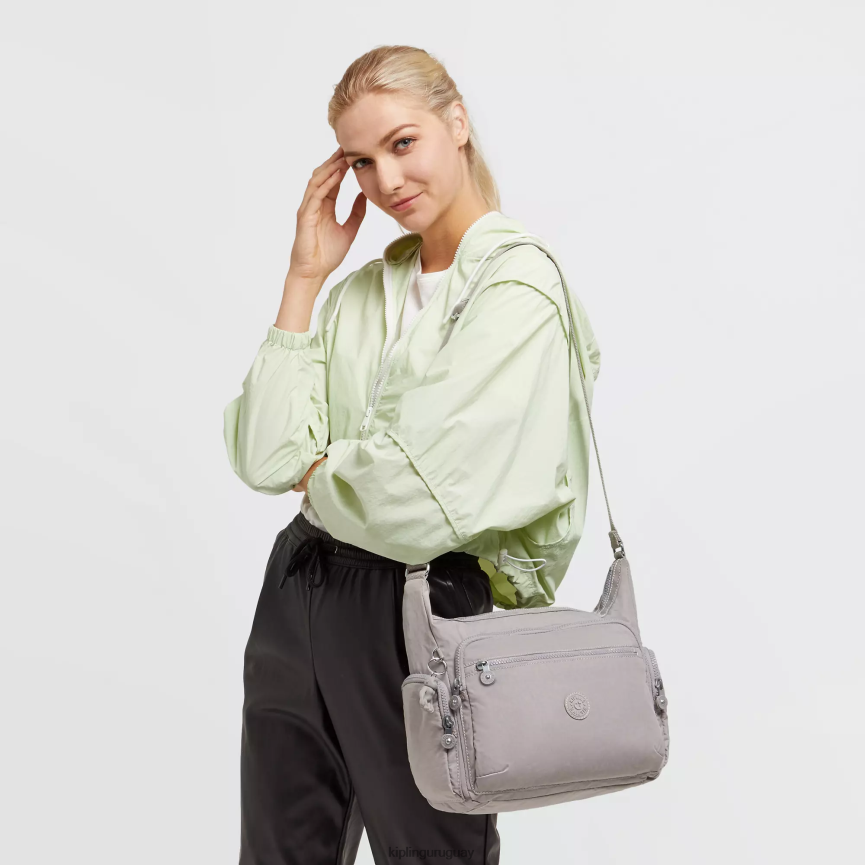 Kipling bolsa crossbody gabbie H44NB129 gris gris mujer bolsos cruzados