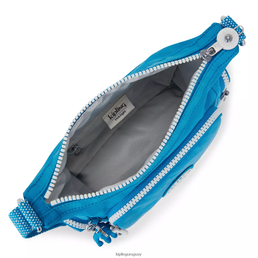 Kipling bolsa crossbody gabbie mini H44NB22 azul ansioso mujer bolsos cruzados