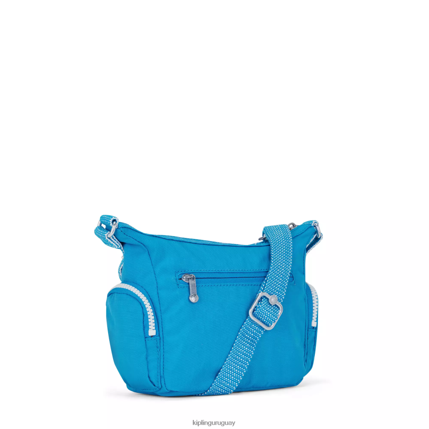 Kipling bolsa crossbody gabbie mini H44NB22 azul ansioso mujer bolsos cruzados