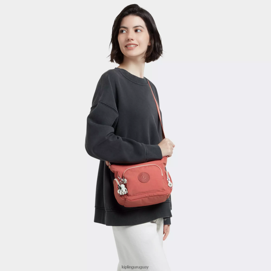 Kipling bolsa crossbody gabbie mini H44NB23 rosa de la vendimia mujer bolsos cruzados
