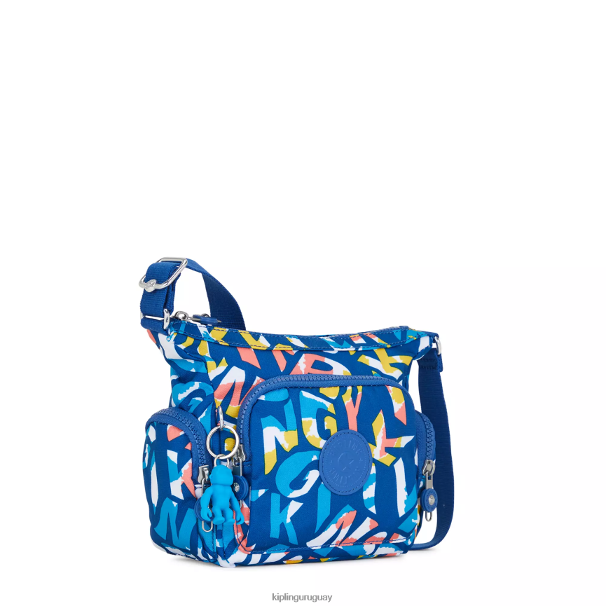 Kipling bolsa crossbody gabbie mini estampada H44NB139 neón mujer bolsos cruzados