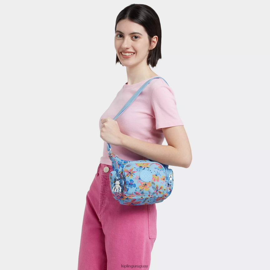 Kipling bolsa crossbody gabbie mini estampada H44NB141 flores silvestres mujer bolsos cruzados