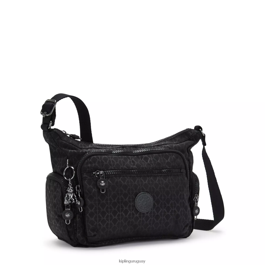 Kipling bolsa crossbody gabbie pequeña estampada H44NB233 firma en relieve mujer bolsos cruzados