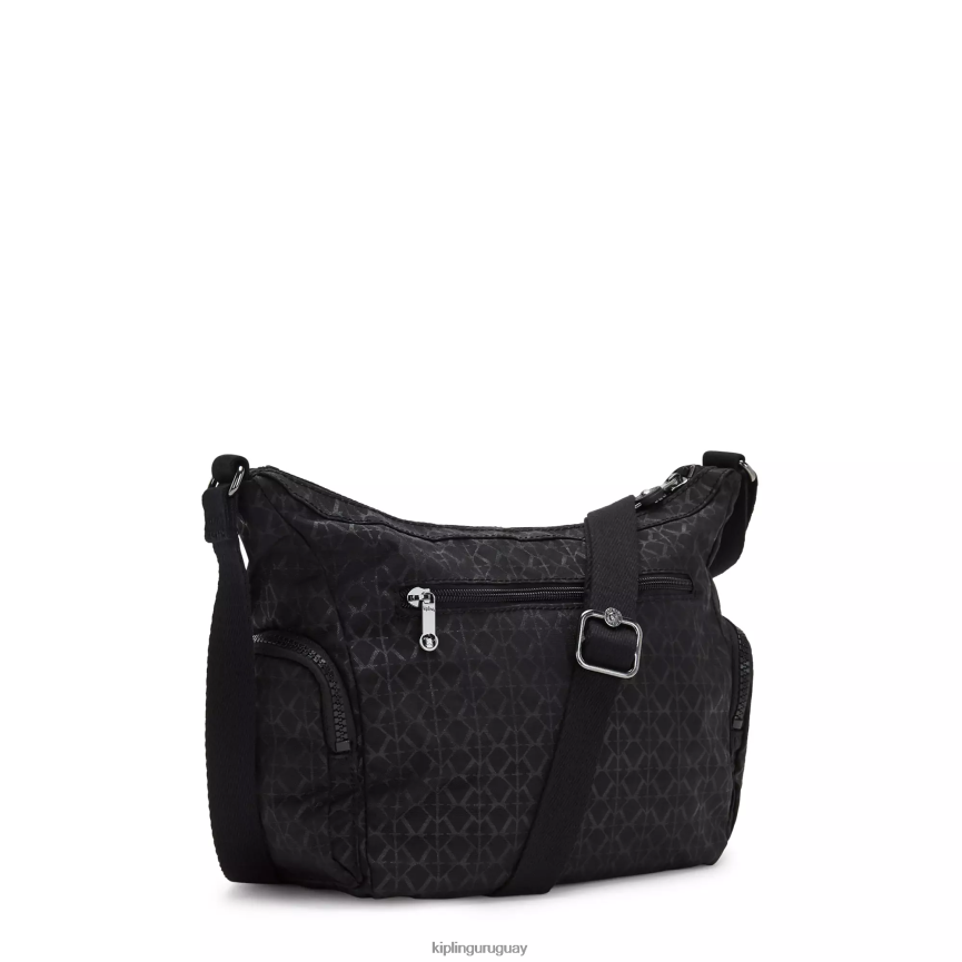Kipling bolsa crossbody gabbie pequeña estampada H44NB233 firma en relieve mujer bolsos cruzados