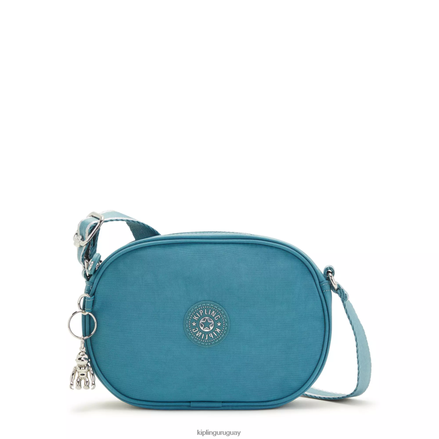 Kipling bolsa crossbody gema H44NB213 verde azulado del océano mujer bolsos cruzados