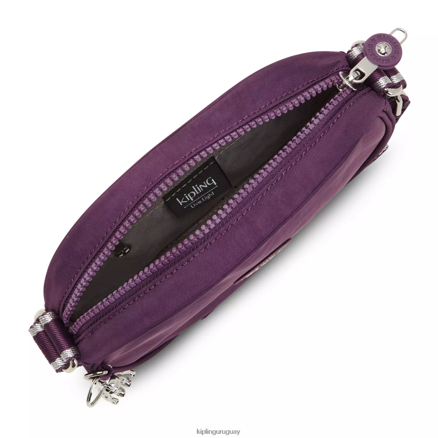 Kipling bolsa crossbody gema H44NB214 ciruela interminable mujer bolsos cruzados