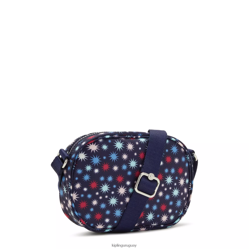 Kipling bolsa crossbody gema estampada H44NB220 estrellas funky mujer bolsos cruzados