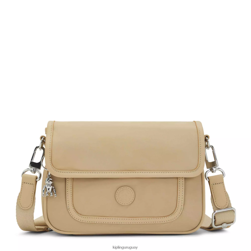Kipling bolsa crossbody inaki pequeña H44NB180 beige natural mujer bolsos cruzados
