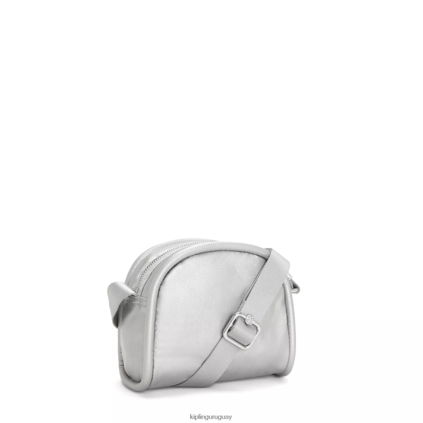 Kipling bolsa crossbody jesper metalizada H44NB205 metálico brillante mujer bolsos cruzados
