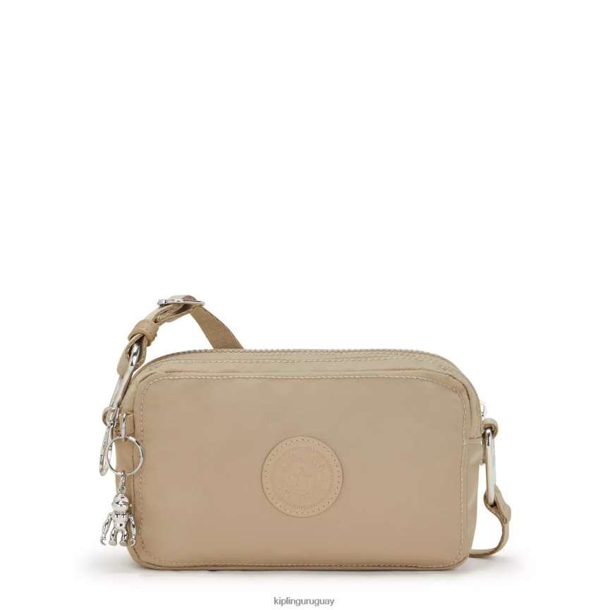 Kipling bolsa crossbody milda H44NB69 beige natural mujer bolsos cruzados