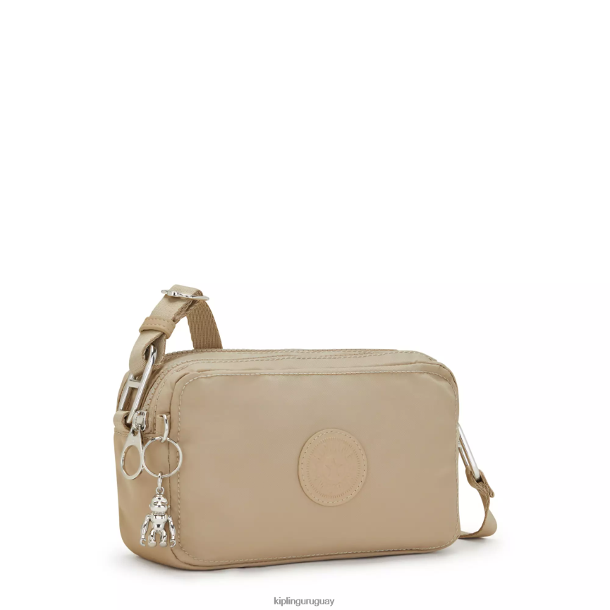 Kipling bolsa crossbody milda H44NB69 beige natural mujer bolsos cruzados
