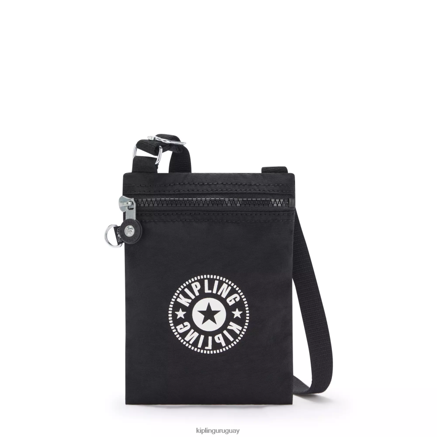 Kipling bolsa crossbody mini afia H44NB79 luz negra mujer bolsos cruzados