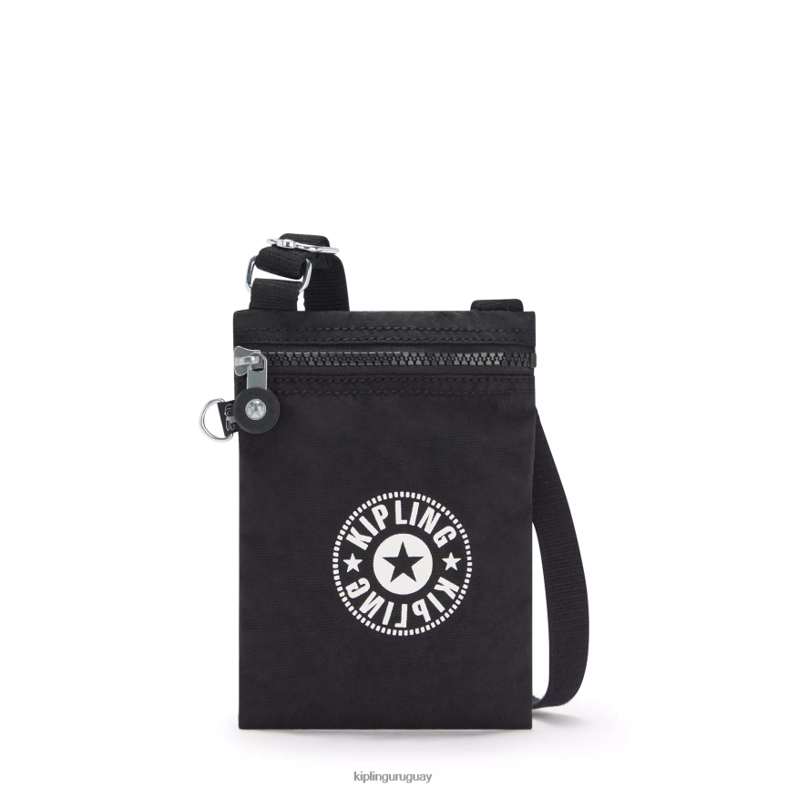 Kipling bolsa crossbody mini afia H44NB79 luz negra mujer bolsos cruzados
