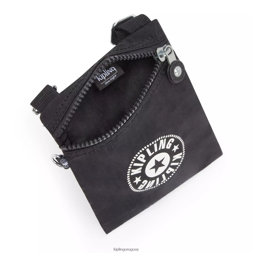 Kipling bolsa crossbody mini afia H44NB79 luz negra mujer bolsos cruzados