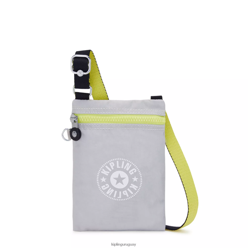 Kipling bolsa crossbody mini afia H44NB80 aire gris mujer bolsos cruzados