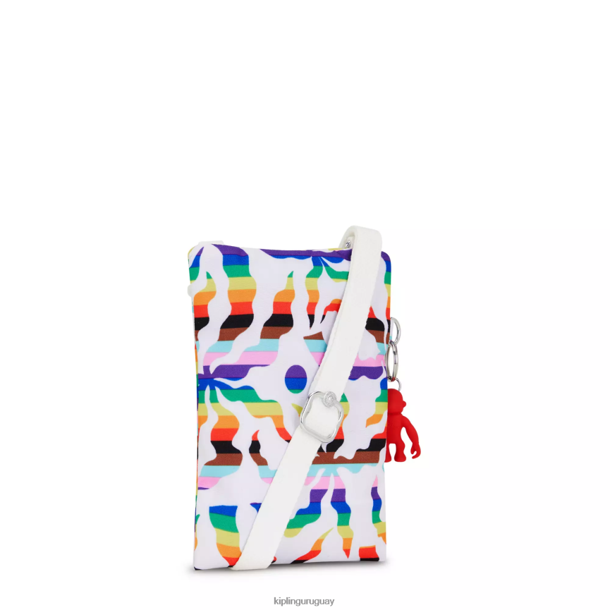 Kipling bolsa crossbody mini afia lite estampada H44NB36 palma arcoiris mujer bolsos cruzados