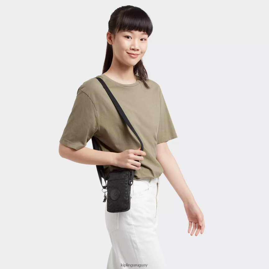 Kipling bolsa crossbody para teléfono con estampado Tally H44NB70 firma en relieve mujer bolsos cruzados