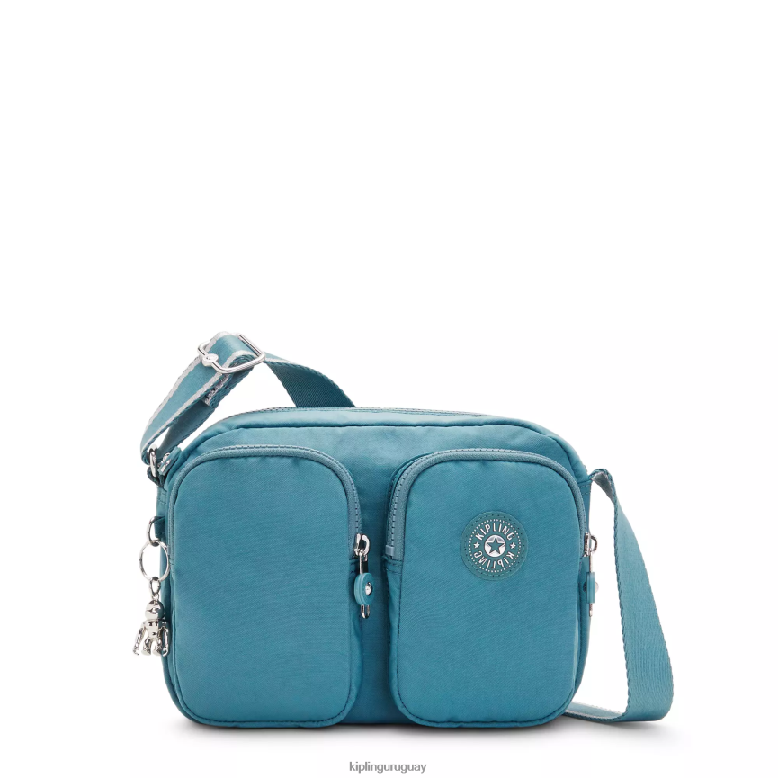 Kipling bolsa crossbody patty H44NB217 verde azulado del océano mujer bolsos cruzados