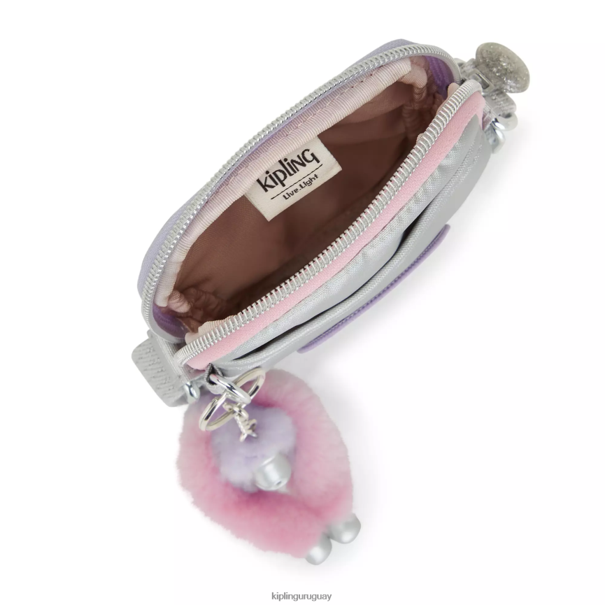 Kipling bolsa para teléfono Tally metalizada H44NB29 diversión de metal dulce mujer bolsos cruzados