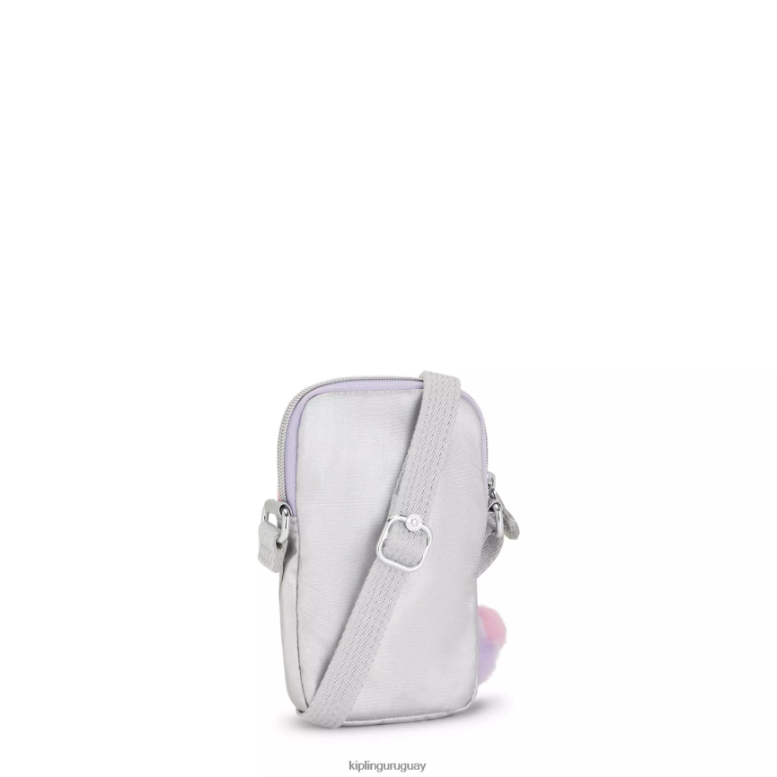 Kipling bolsa para teléfono Tally metalizada H44NB29 diversión de metal dulce mujer bolsos cruzados
