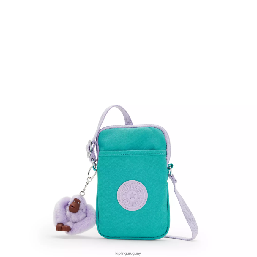 Kipling bolso cruzado para teléfono Tally H44NB49 surfista verde mujer bolsos cruzados