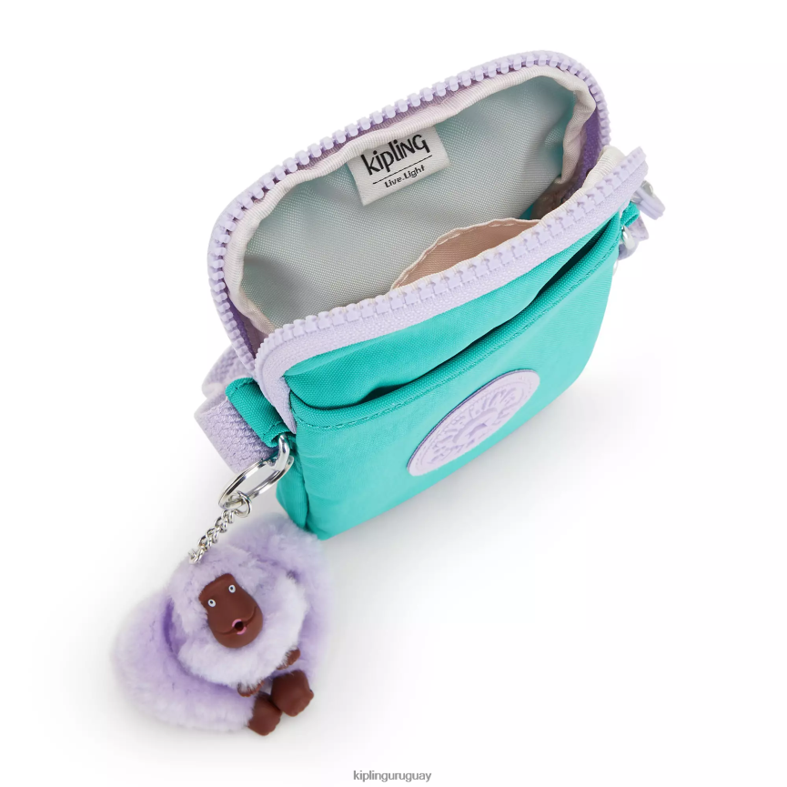 Kipling bolso cruzado para teléfono Tally H44NB49 surfista verde mujer bolsos cruzados