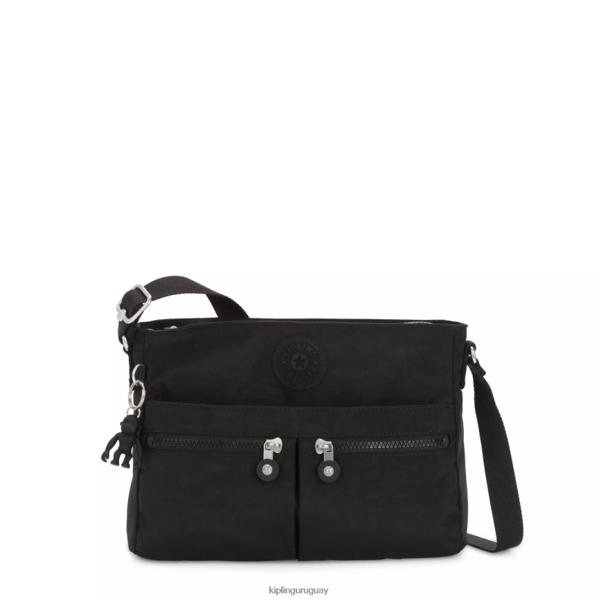 Kipling nuevo bolso bandolera angie H44NB168 negro negro mujer bolsos cruzados