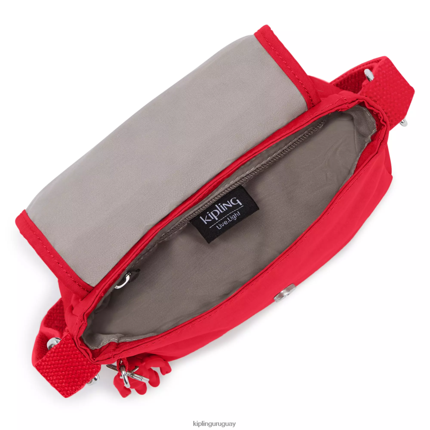 Kipling bolsa crossbody sabian mini H44NB195 colorete rojo mujer minibolsos