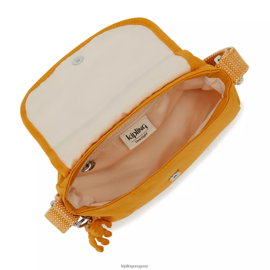 Kipling bolsa crossbody sabian mini H44NB197 amarillo rapido mujer minibolsos