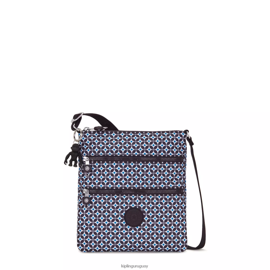 Kipling bolso bandolera mini keiko estampado H44NB8 azulejo negruzco mujer minibolsos