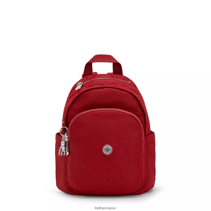 Kipling mini mochila delia H44NB387 firma roja mujer minibolsos
