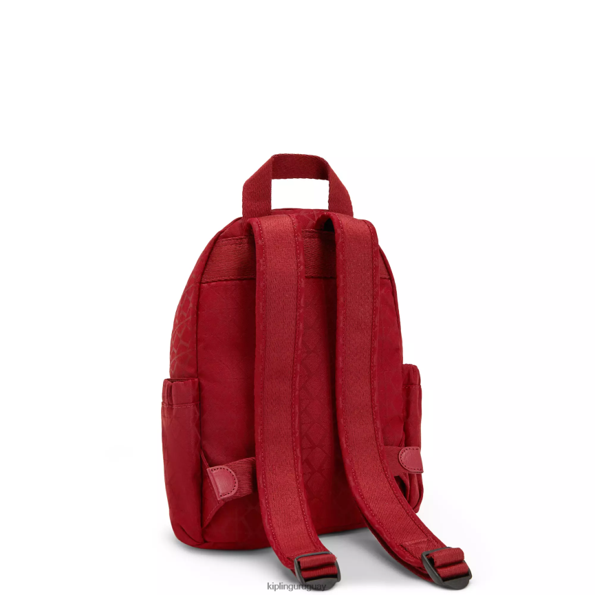 Kipling mini mochila delia H44NB387 firma roja mujer minibolsos