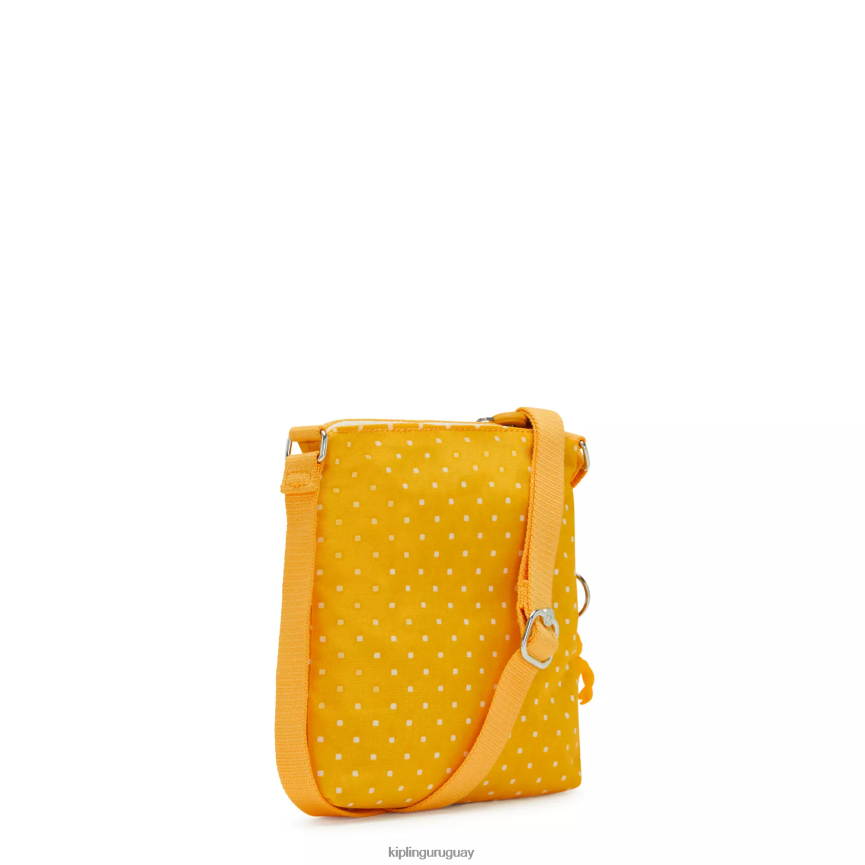 Kipling minibolso alvar extrapequeño estampado H44NB72 punto suave amarillo mujer minibolsos