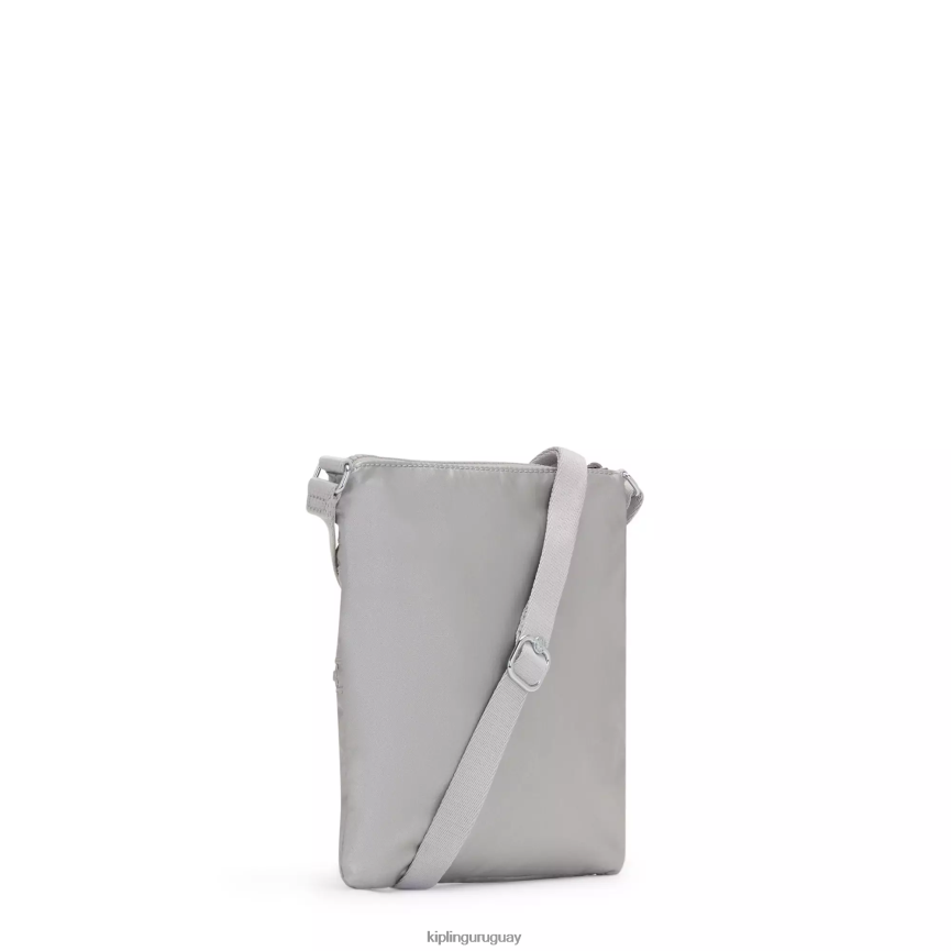 Kipling minibolso bandolera keiko metalizado H44NB96 metálico brillante mujer minibolsos
