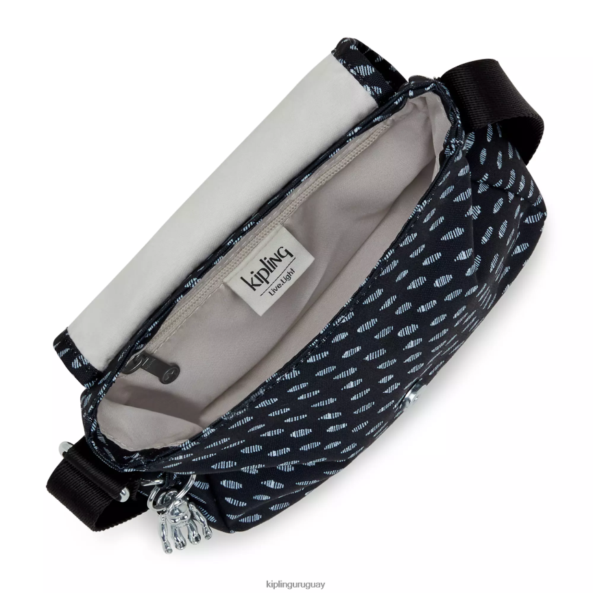 Kipling minibolso bandolera sabian estampado H44NB12 puntos finales mujer minibolsos