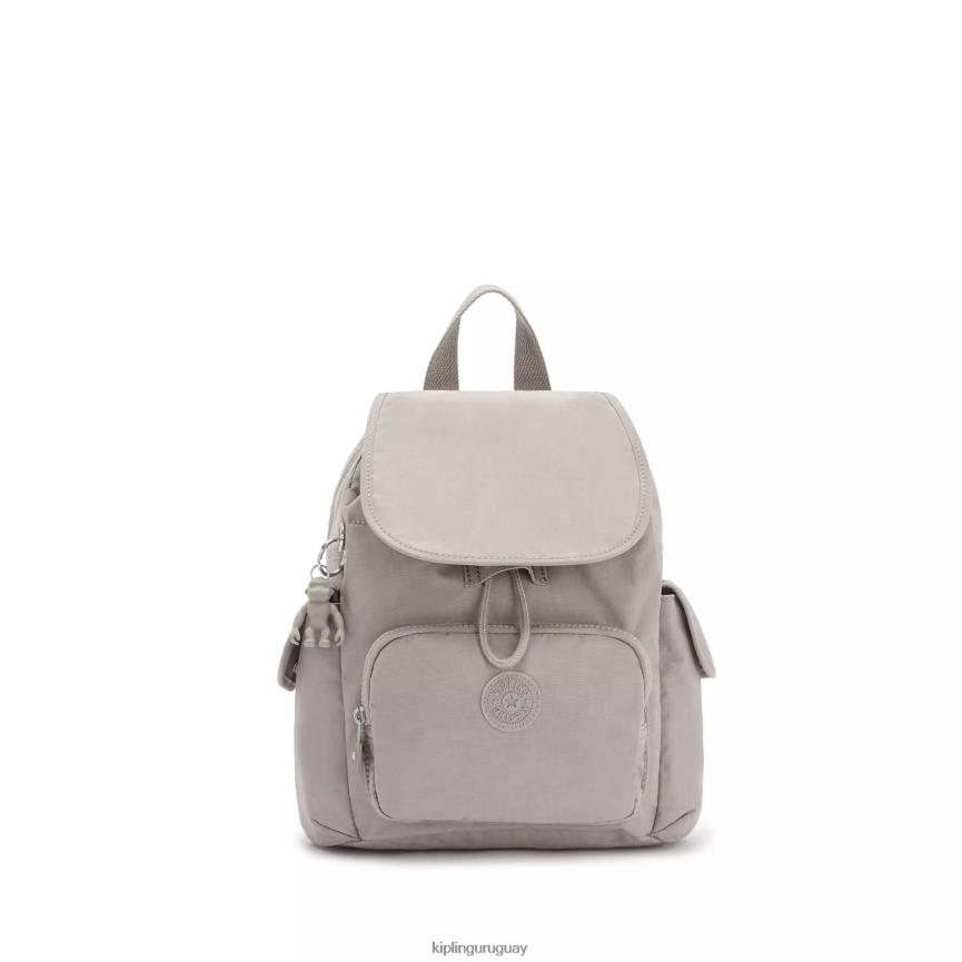 Kipling minimochila city pack H44NB410 gris gris mujer minibolsos