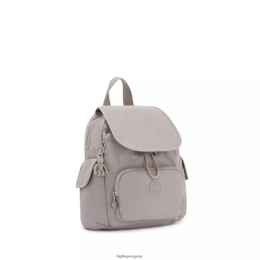 Kipling minimochila city pack H44NB410 gris gris mujer minibolsos